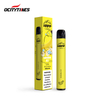 stylo vape jetable compact jaune mince