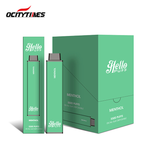 Vente en gros stylo vape jetable personnalisé 6000 bouffées